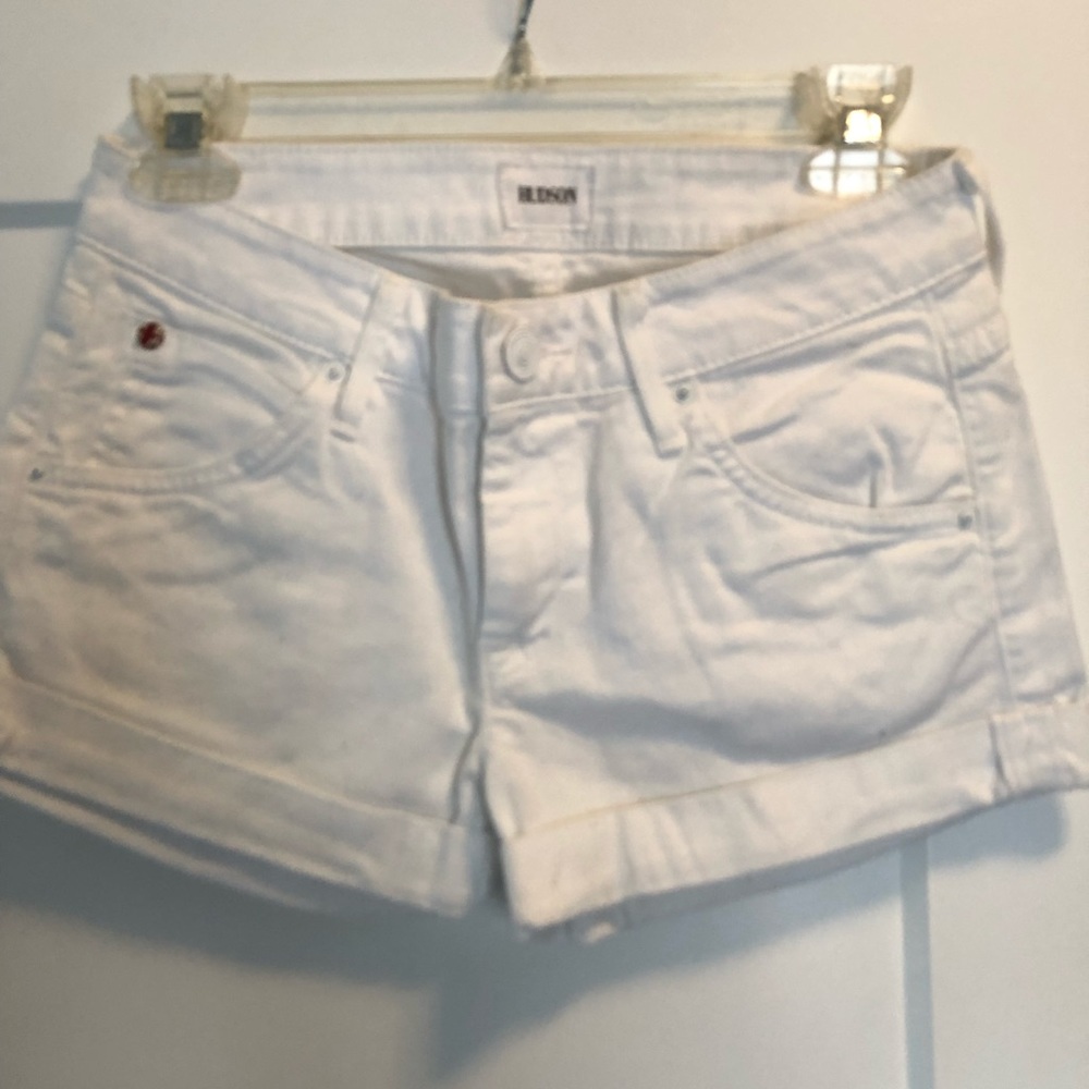 White Hudson shorts